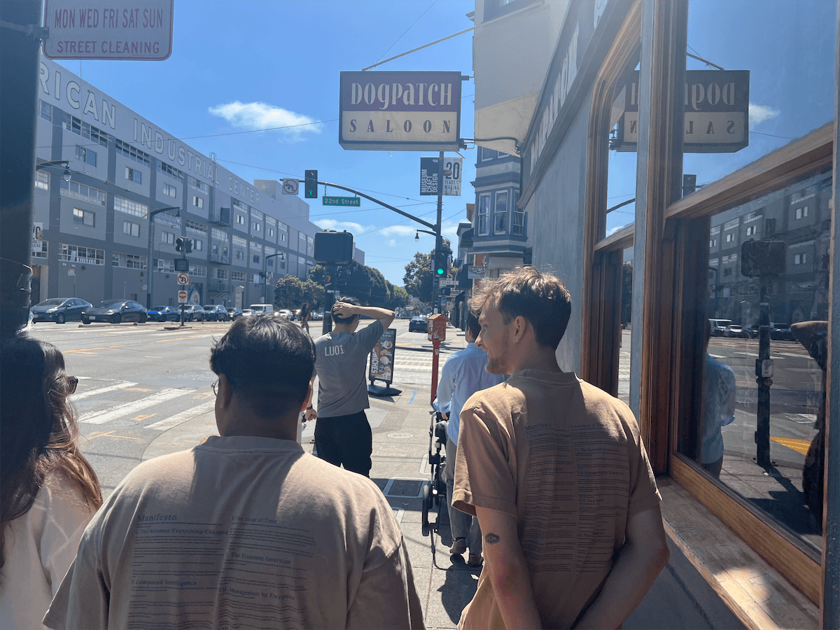 A walk with the team through the Dogpatch neighborhood